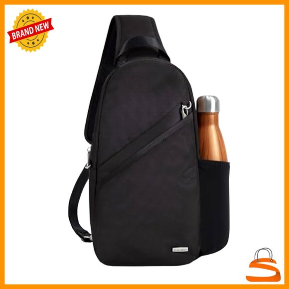 Anti-Theft Sling Bag with RFID Blocking, Slash-Resistant Polyester Travel - Picture 2 of 6